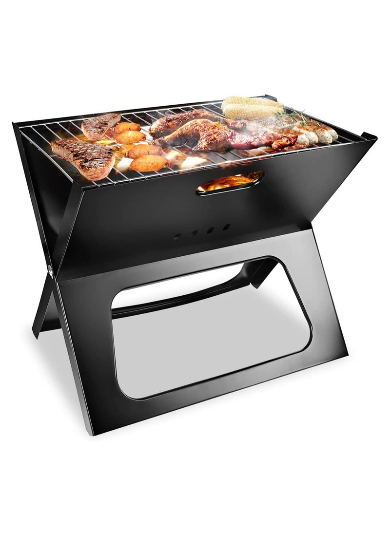 Generic - Foldable Grill for outdoor places black - Image 1