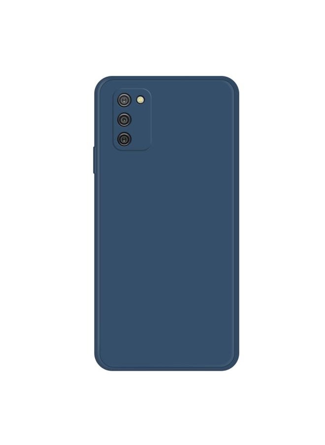 Generic - Case Cover For Samsung Galaxy A02s EU Version Imitation Liquid Silicone Phone Case (Blue) - Image 1