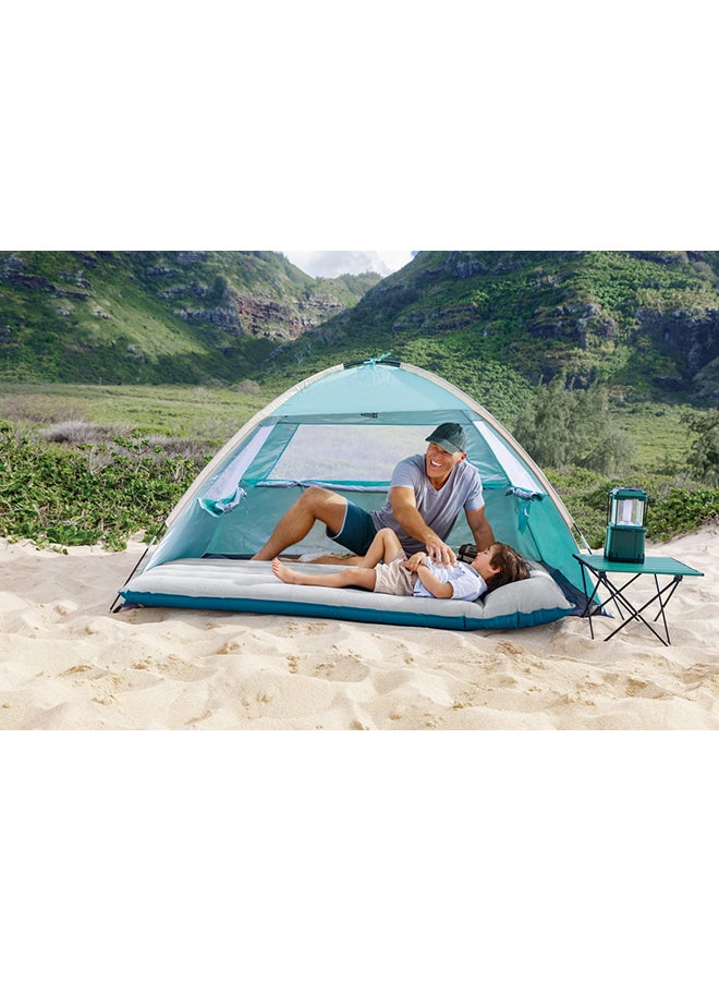 INTEX Camping Mat pvc White/Blue 67x184x17cm - Image 2