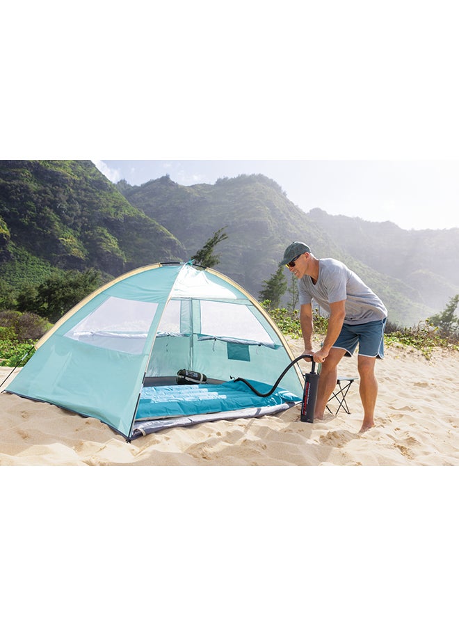 INTEX Camping Mat pvc White/Blue 67x184x17cm - Image 3