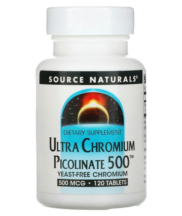Ultra Chromium Picolinate 500™ 500 mcg 120 Tablets