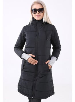1Tarz Winter Hooded Medium Size Women's Puffer Jacket  - Image 5