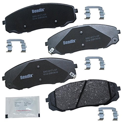 Bendix Priority1 CFC1814 Ceramic Front Brake Pads for Kia Sedona 2020-2015 - Image 1