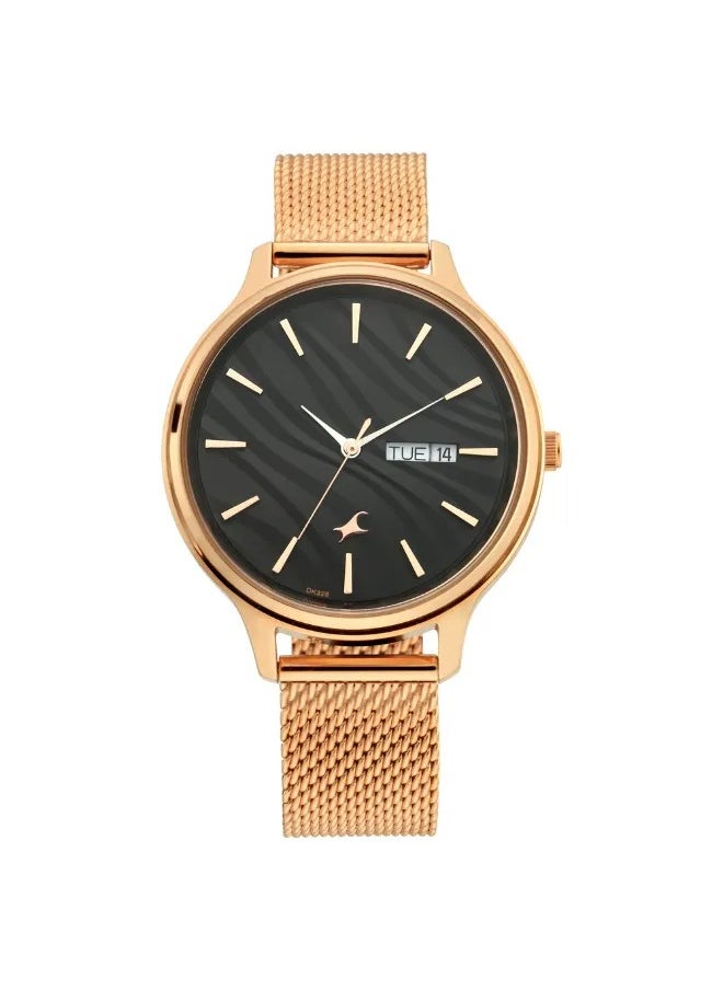 fastrack Women's Analog Round Shape Stainless Steel Wrist Watch - 6207WM01 - 45 Mm  - Image 3
