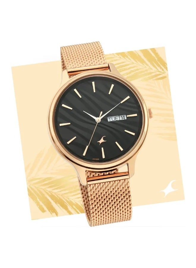 fastrack Women's Analog Round Shape Stainless Steel Wrist Watch - 6207WM01 - 45 Mm  - Image 1