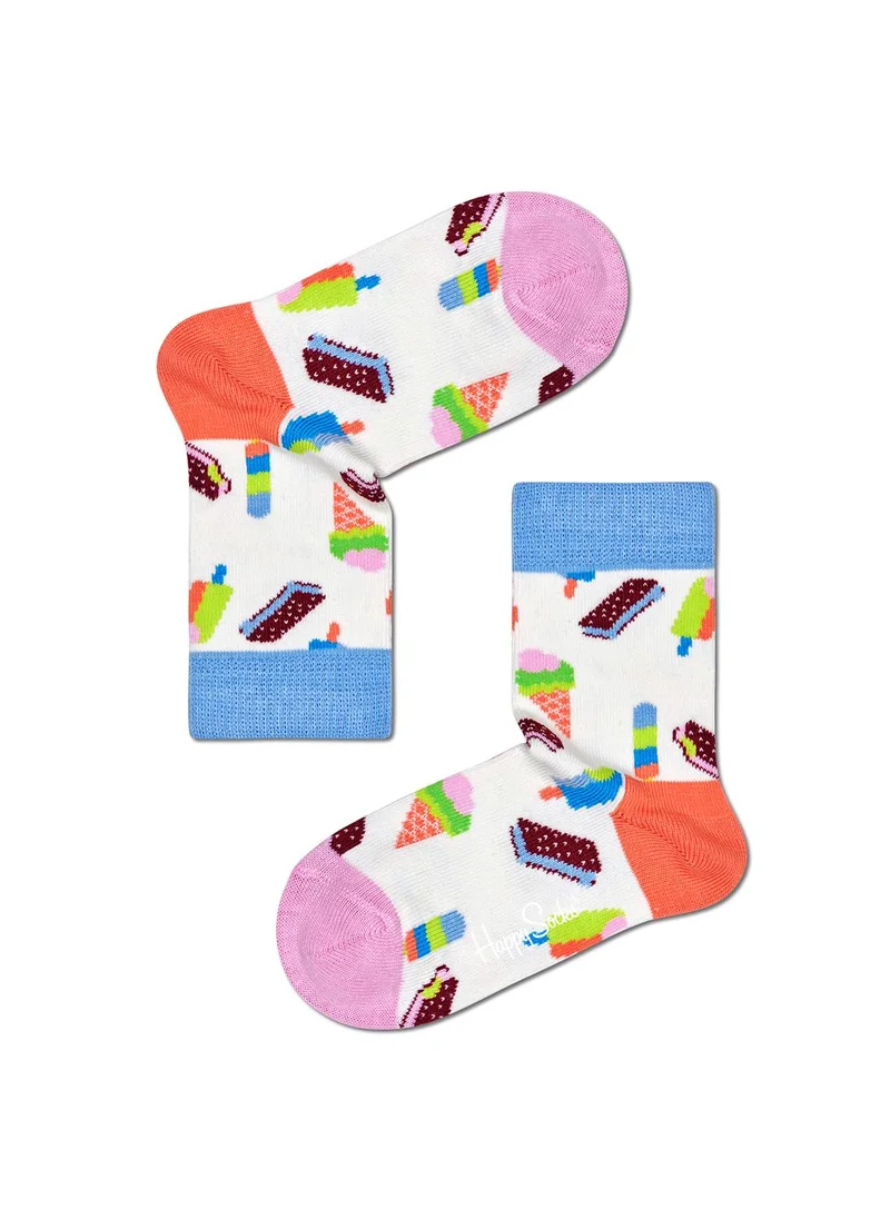 Happy Socks 2-PACK KIDS ICE CREAM &amp; FRUIT SOCKS GIFT SET