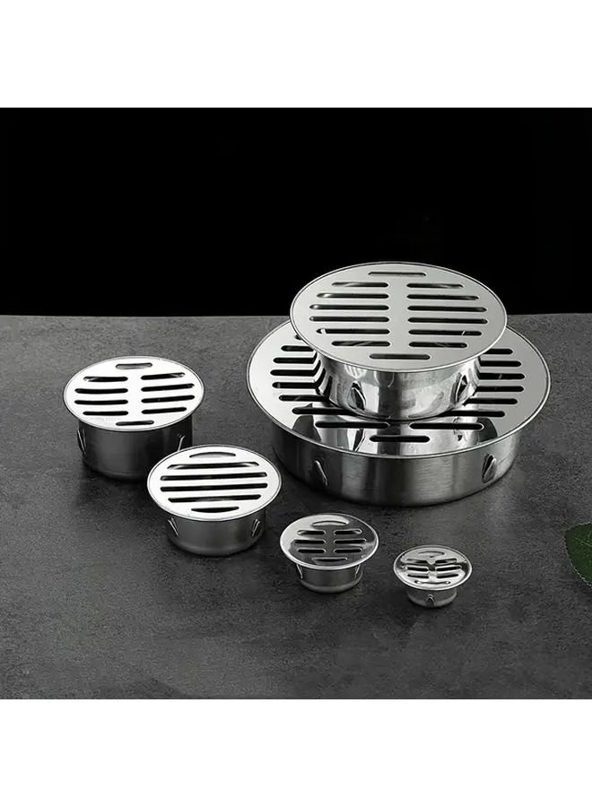 3pcs Stainless Steel Anti Blocking Floor Drain for Balcony Yard Drainage - Image 4