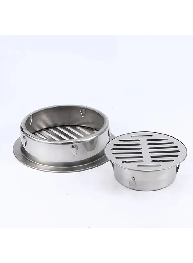 3pcs Stainless Steel Anti Blocking Floor Drain for Balcony Yard Drainage - Image 2