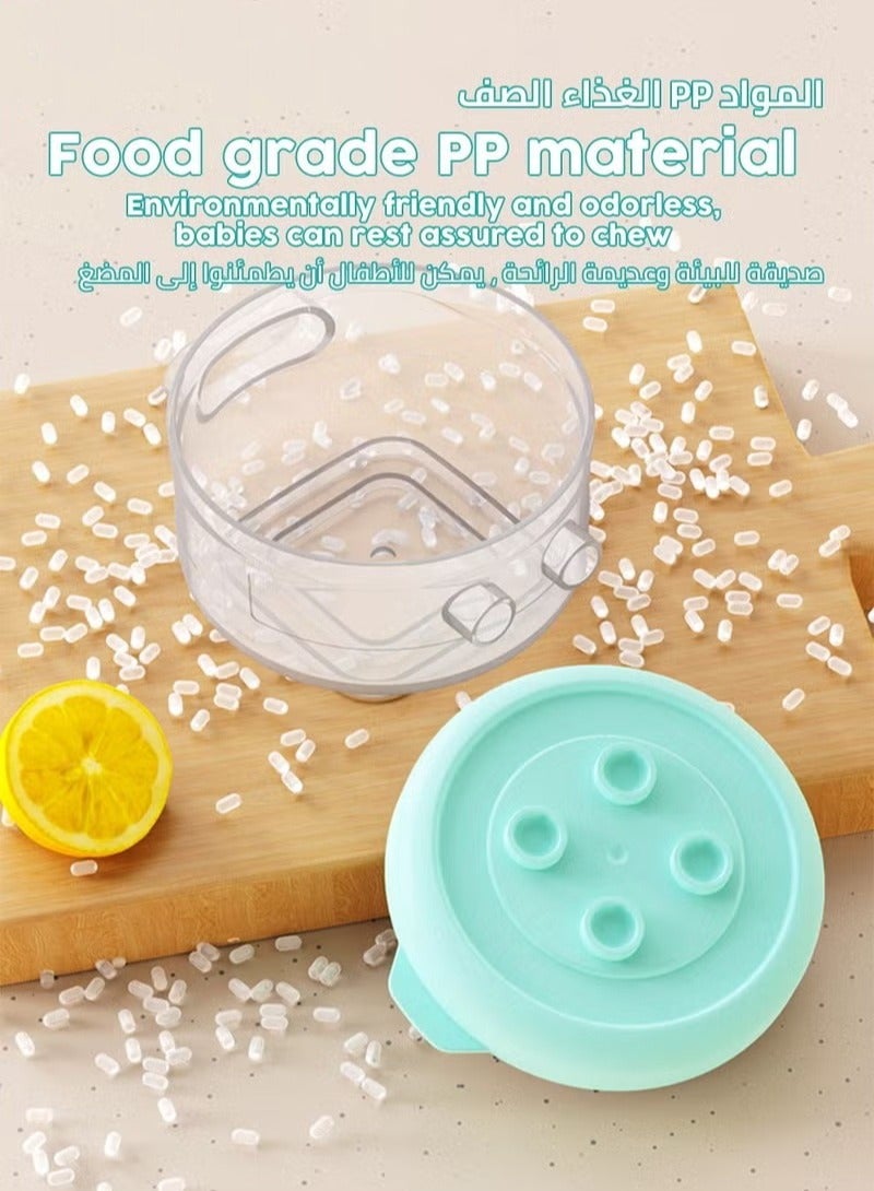 6 PCS Baby Food Containers, Reusable Infant Food Storage Jars, Small Snack Container with Lids for Infant & Babies, Microwave Dishwasher Friendly