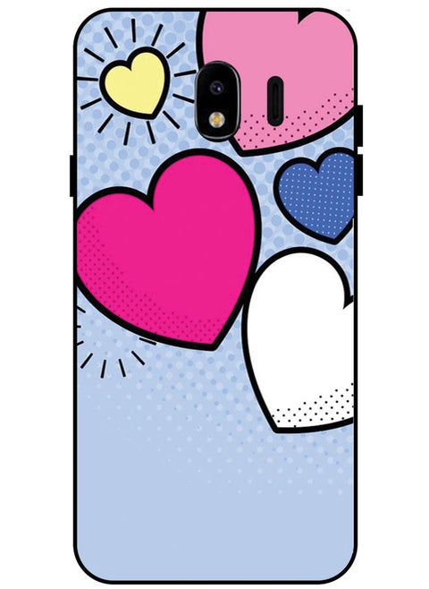 Protective Case Cover For Samsung Galaxy J4 2018 Smart Series Printed Protective Case Cover for Samsung J4 2018 Hearts