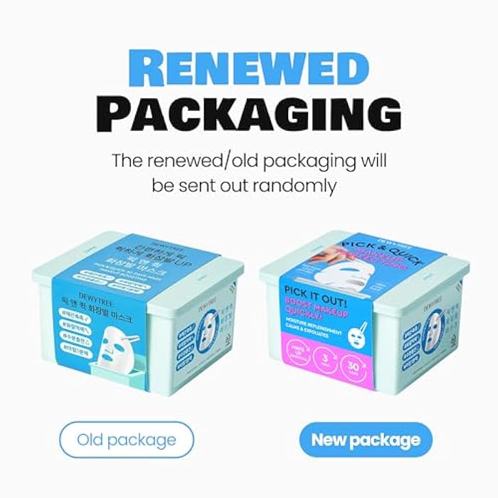 DEWYTREE Pick and Quick Refreshing Aqua Mask 30 Sheets | Moisturizing Sheet Masks for Face w/Hyaluronic Acid | Gentle Korean Sheet Mask Skin Care w/Amino Acids | Hydrating Face Mask Sheets - Image 2