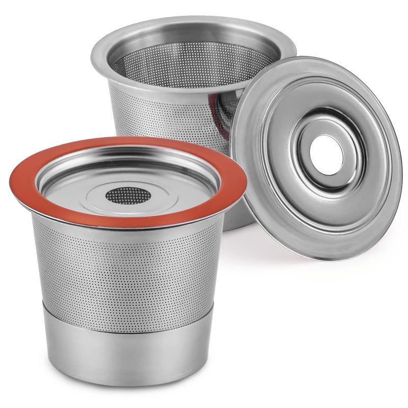Reusable K Cups Coffee Pod Filters for Keurig 10  20 Single Cup Coffee Makers Universal Refillable KCups Keurig filter Reusable Kcup Kcups Reusable Filter 2