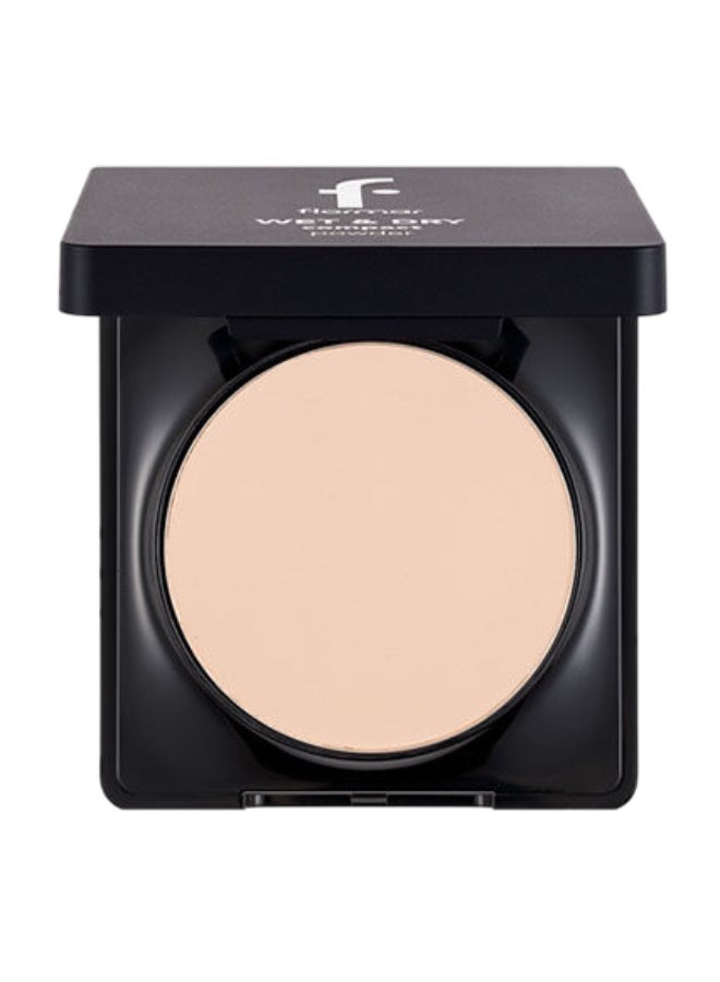 flormar Wet&Dry Compact Powder 005 Medium Caramel - Image 1