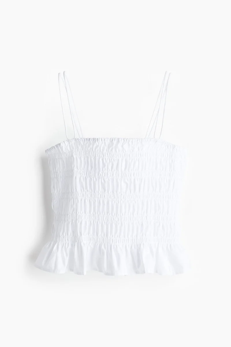 H&M Smocked strappy top