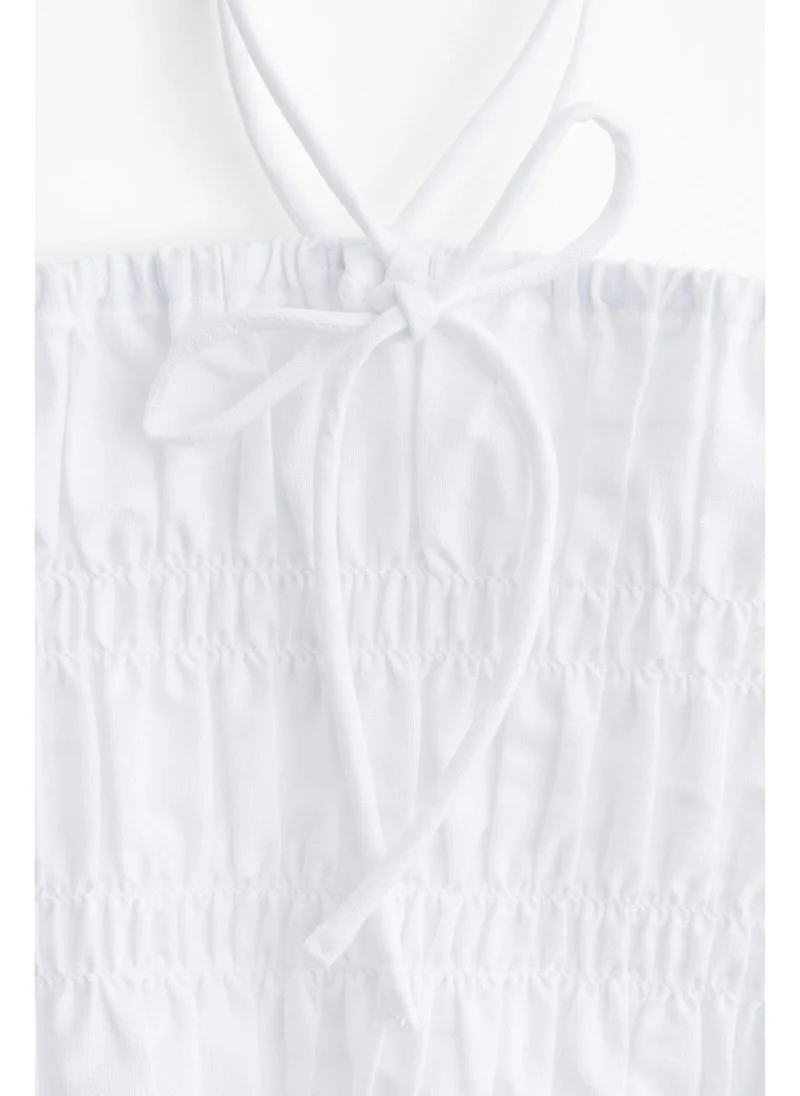 اتش اند ام Smocked strappy top