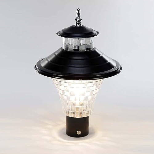 WHITERAY Metal and Polycarbonate Main Gate Light for Outdoor Pillars Durable Waterproof Post Lamp for Garden, Driveway, Entrance, Driveway,Pathway, Lawn and Fence Columns (Without Bulb) - Image 2