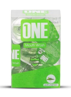 One The One Touch Set Of Advanced Mint Mouthwash And  Green Tea Mouth Wash 20 CAP 15 ml  - Image 5