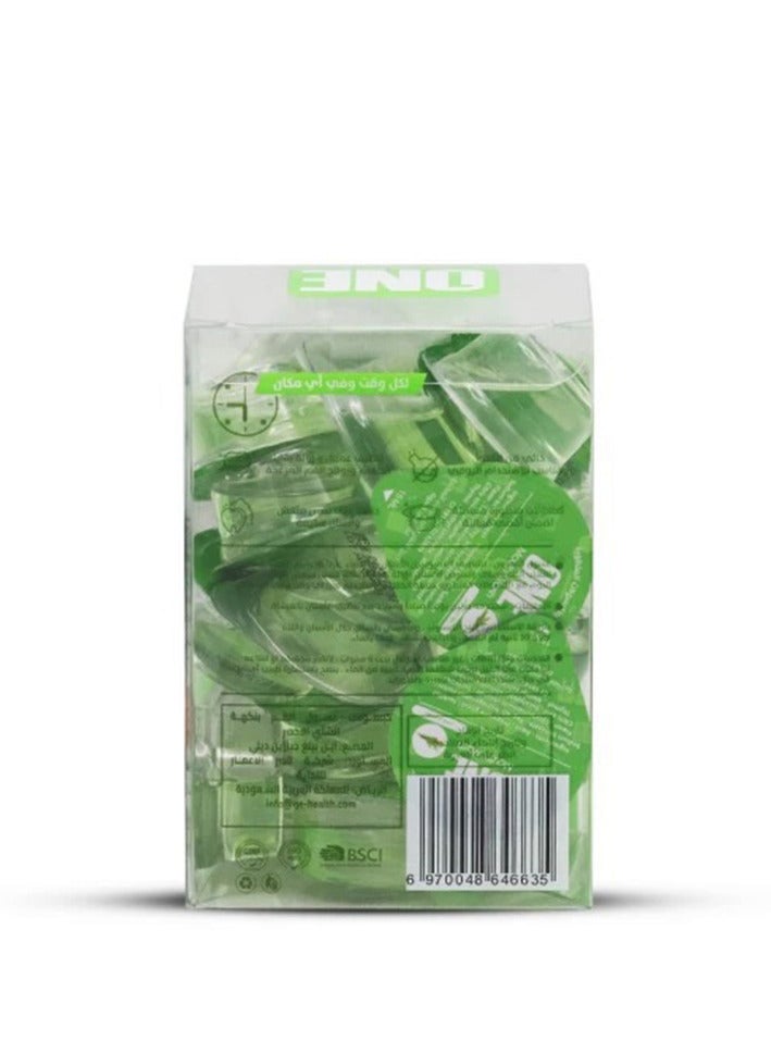 The One Touch Set Of Advanced Mint Mouthwash And  Green Tea Mouth Wash 20 CAP 15 ml