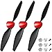 FLYCOLOR 3 Sets P51 Rc Plane Propeller with Propeller Savers and Adapters for VOLANTEXRC 7615 Airplane and Trp51d - Image 3