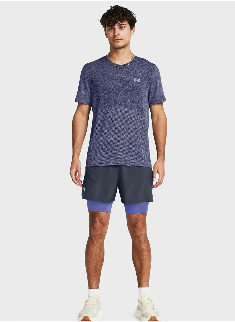 UNDER ARMOUR Launch 5'' 2-In-1 Shorts