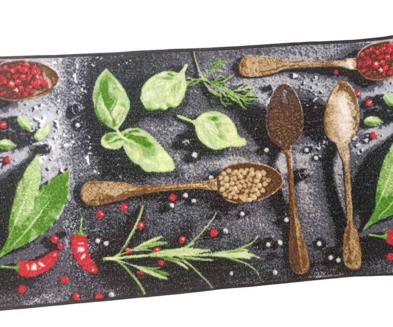 Mac Carpet Woven Rug For Kitchens Wide 80cm And Multiple Lengths The Product Is Served To The Required Size - Dark Grey (80x200cm) - Image 3