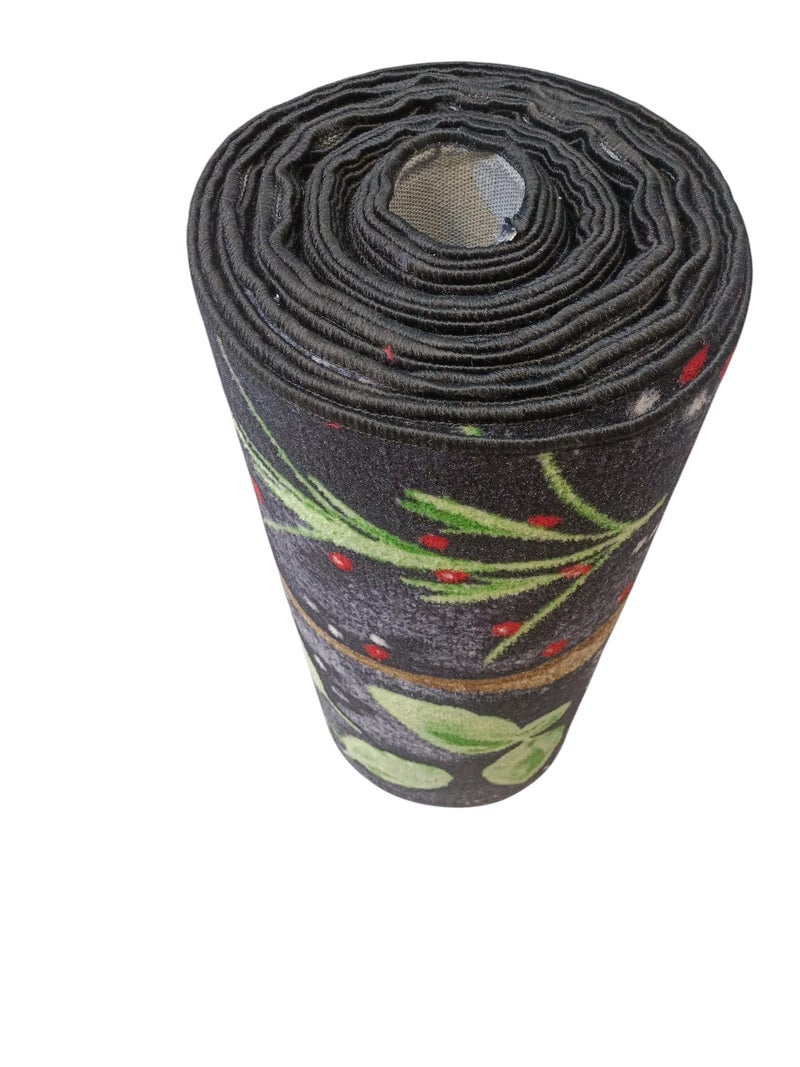 Mac Carpet Woven Rug For Kitchens Wide 80cm And Multiple Lengths The Product Is Served To The Required Size - Dark Grey (80x200cm) - Image 4