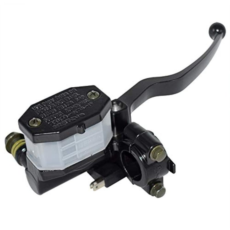 Feiteplus 78 Motorcycle Front Right Brake Clutch Levers Master Cylinder Reservoir Lever Oil Tube Cable for Suzuki GN125 GS125