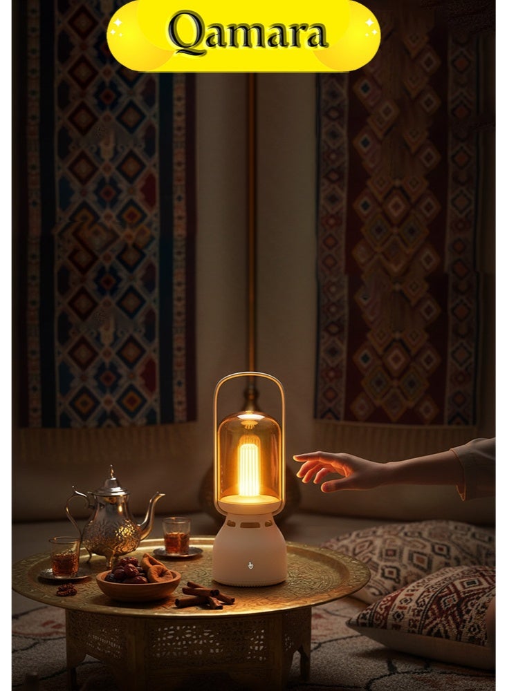 QAMARA This is a night light, an outdoor night light, or a children's night light that can connect to your phone via Bluetooth. It looks absolutely beautiful at night. - Image 2