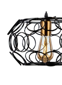 NAGAFA SHOP Hanging Ball Ring Black 1 Lamp Rb1223  - Image 2