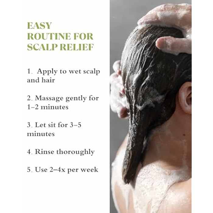 Psoriasis Shampoo for Men & Women 1% Zinc Pyrithione for Itchy, Flaky Scalp | Hydrating Daily Scalp Care with Aloe,Hyaluronic Acid & Botanical Extracts | Hydrating Dandruff Formula - Image 5