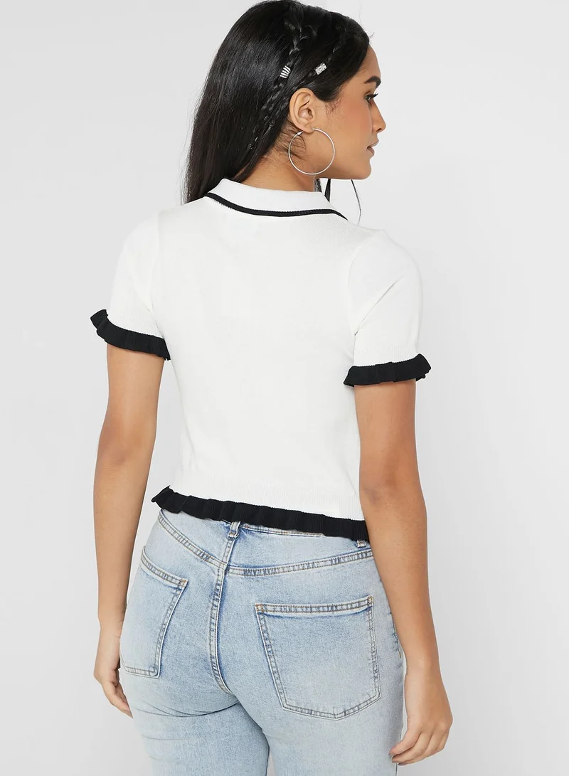 Ginger Cropped Sweater