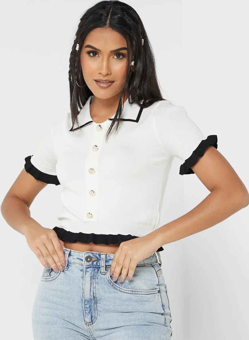 Ginger Cropped Sweater
