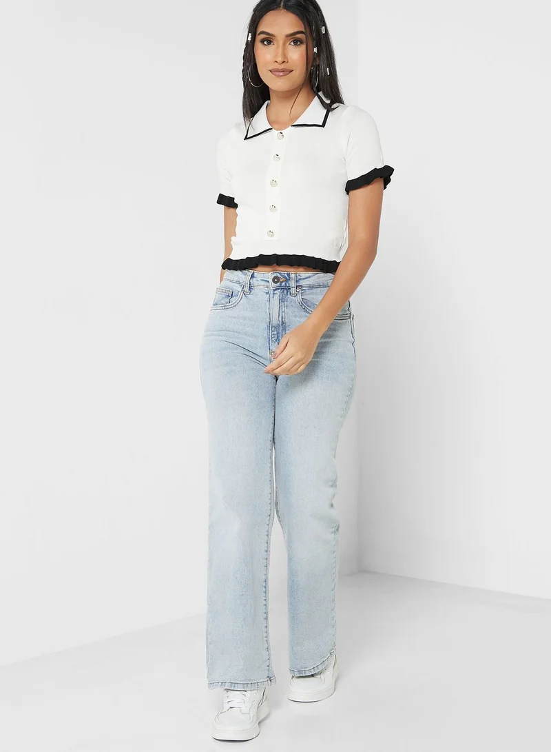 Ginger Cropped Sweater