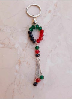RA accessories Unisex Key Chain Of Crystal- Color( Red*Green*Black*Silvery)  - Image 3