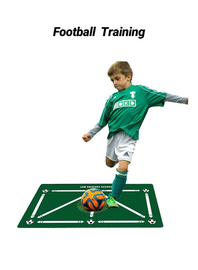 Generic Soccer Football Training Mat Indoor Outdoor Football Footstep Training Equipment for All Ages, Silent Shock Absorption, Speed and Strength Improvement, Perfect for Soccer Enthusiasts Athletes  - Image 5