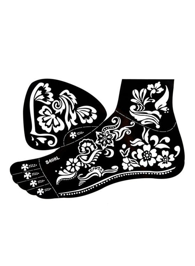 NIBEMINENT 2-Piece Glamorous Vogue Elegant Laced Waterproof Temporary Tattoo Sticker Set - Image 2