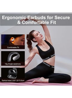 BLACK SHARK Black Shark Earphone T20 Earphone With Open Ear Wireless Earbuds Design, 35 Hours Long Battery Life, Strong 5.3 Bluetooth Connectivity, IPX67 Water Resistance and Comfortable and Lightweight Global Version 2024  - Image 5