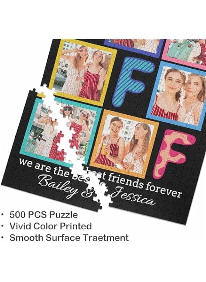 Jigsaw Puzzles 500 Pieces for Adults, 1000 Piece  Puzzle for Bestie,Friend, Gilfriend,  Picture Puzzle Gift for , Birthday, Wedding,Anniversary,Thanksgiving - Image 3