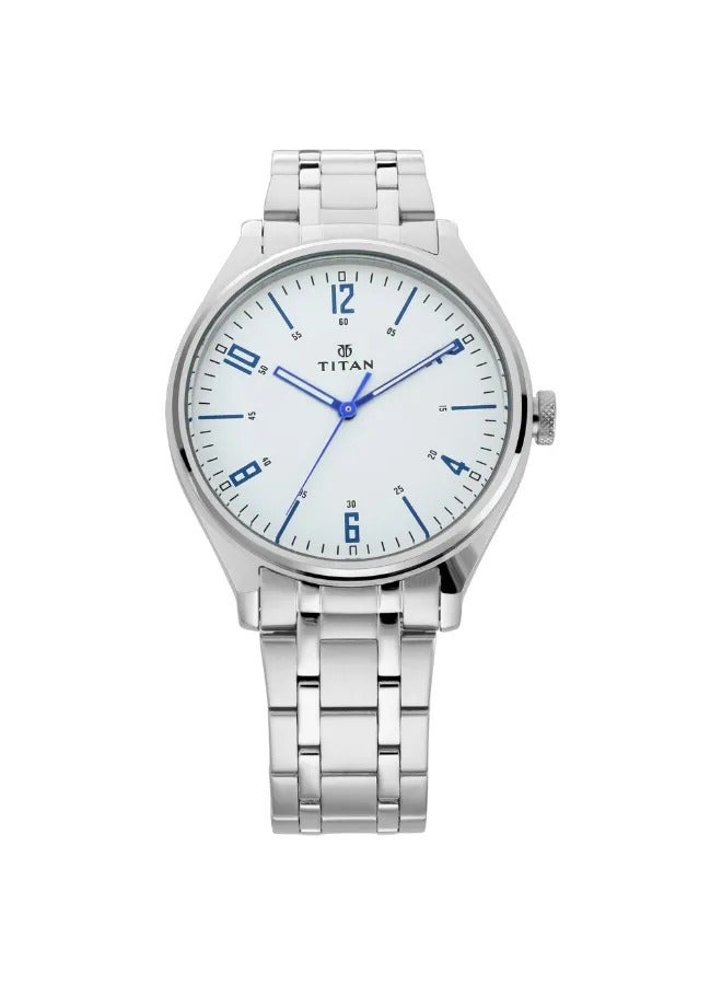 TITAN Men's Analog Round Shape Metal Wrist Watch - 1802SM01 - 48 Mm - Image 1