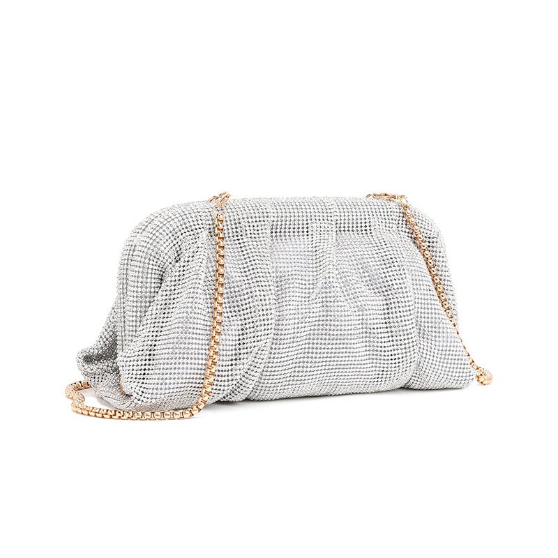2024 Fashion Acrylic Cloud Clutch Evening Bag Dark green - Image 5