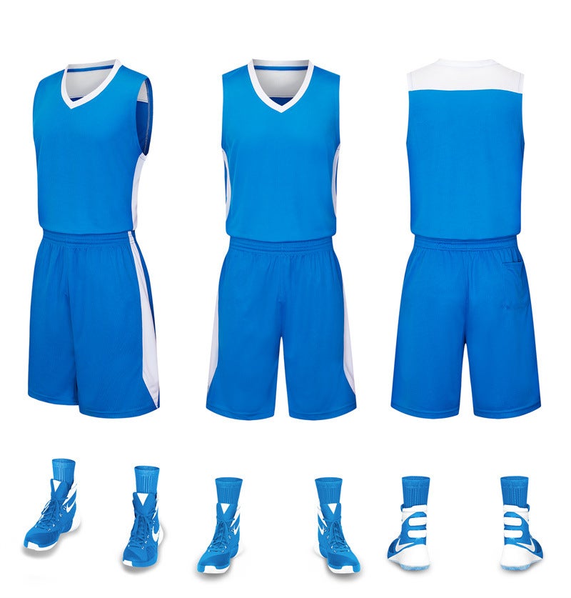 New Children's Basketball Suit suit Men's Breathable Vest Printed Character Sports Suit Training Jersey Competition Suit Summer - Image 1