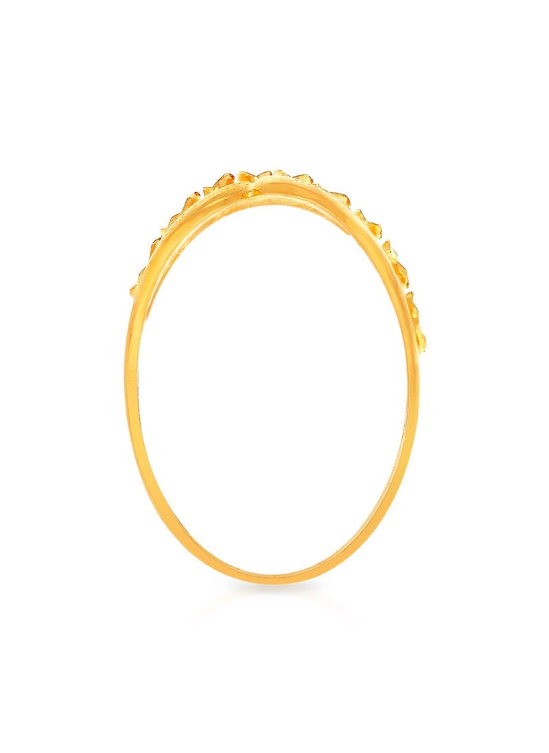 Malabar Gold and Diamonds خاتم من الذهب الأصفر عيار 22 قيراط عيار 916 RG1170772Y16 للنساء  - Image 3