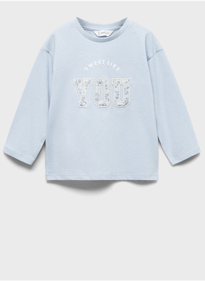 MANGO - Kids Like Essential T-Shirt - Image 1