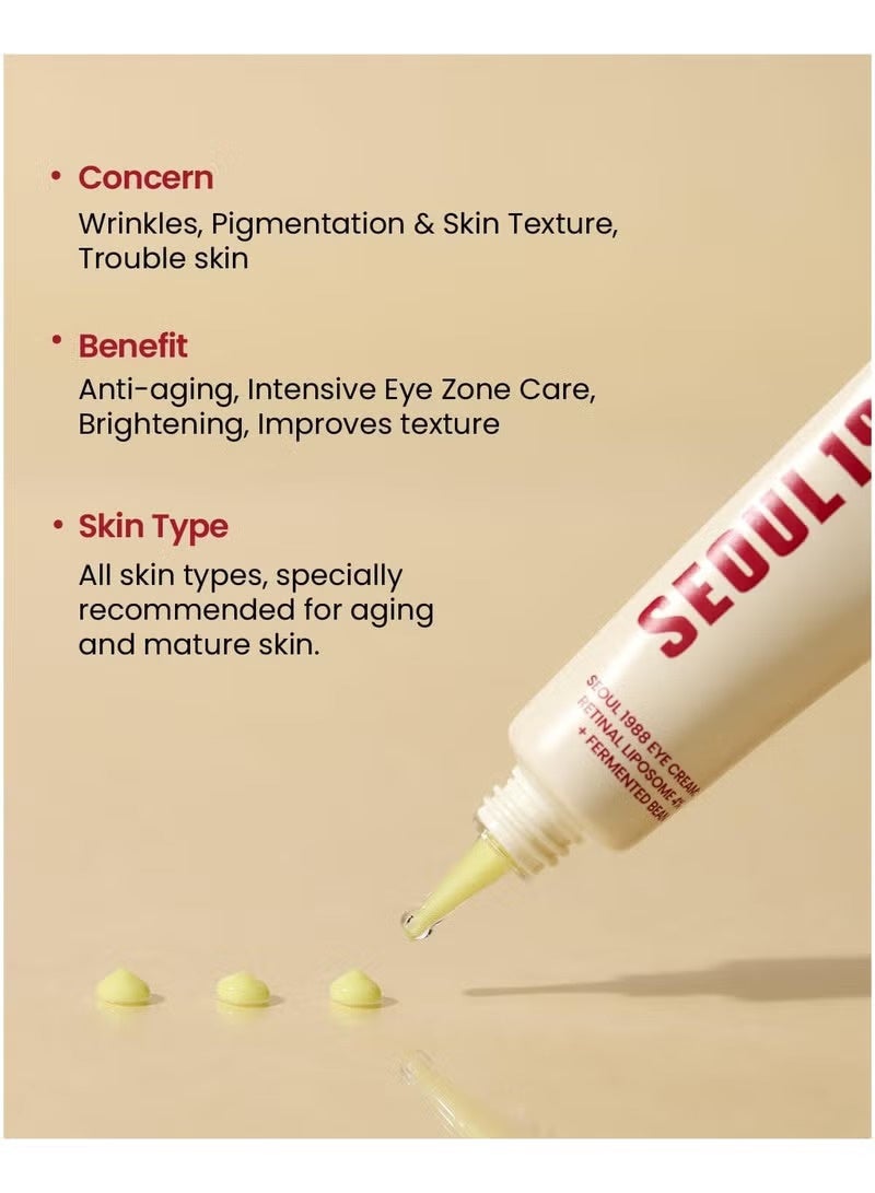 كي-سيكريت كريم العيون سيول 1988: ليبوسوم شبكي 4% + حبوب مخمرة - Image 4