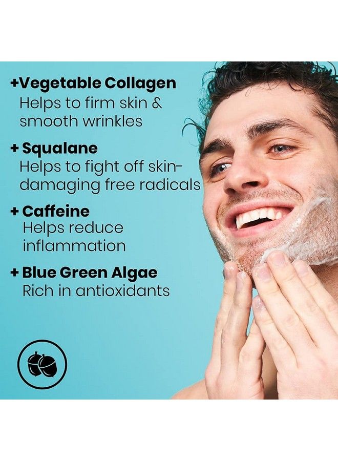 Ballsy Mens Face Lotion W/ Vegetable Collagen Caffeine Coconut Oil & More Hydrating Lotion To Reduce Dryness Aging Signs Wrinkles Cruelty Free Paraben Free Men Face Moisturizer (3 Fl Oz) - Image 5