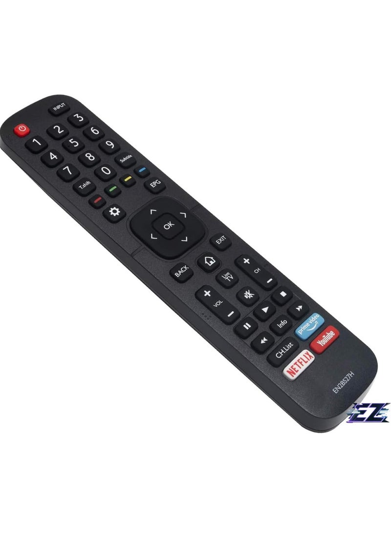 ELTRAZONE Replacement Remote Control EN2BS27H EN2BS27 Compatible with Hisense TV 43R6 50R6 55R6 65R6 55R5 50R5 58R5 65R5 B7100 Q8600 B8000 Series 65B7100UW 55B77 100UW 70B7100UW 55B7100UW 43B7100UW with battery - Image 2