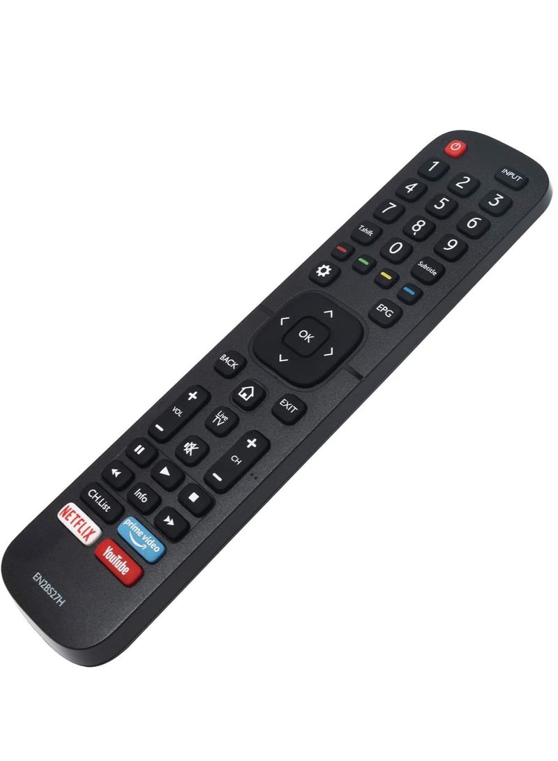 ELTRAZONE Replacement Remote Control EN2BS27H EN2BS27 Compatible with Hisense TV 43R6 50R6 55R6 65R6 55R5 50R5 58R5 65R5 B7100 Q8600 B8000 Series 65B7100UW 55B77 100UW 70B7100UW 55B7100UW 43B7100UW with battery - Image 3