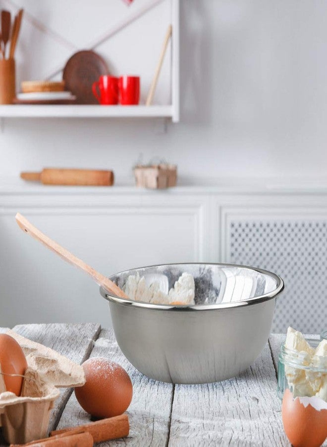 Doryh 4 Packs Stainless Steel Mixing Bowls, Nesting Metal Bowls for Cooking and Serving (9.6"x3.5") - Image 2