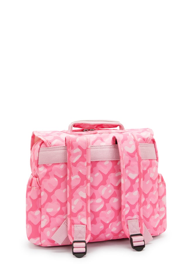 كيبلينغ حقيبة ظهر مدرسية صغيرة للبنات قلوب لطيفة كودي - Image 2