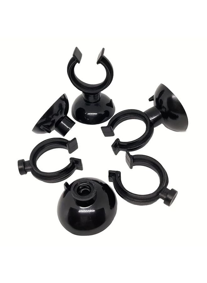 10Pcs Black Aquarium Suction Cup Holder 10mm Clip 30mm Cup Filter Hose Pipe - Image 3